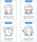 MASCARILLA FACIAL 3 PASOS ÁCIDO HIALURÓNICO Y AMINOÁCIDOS (0.8g + 0.8g + 25g)